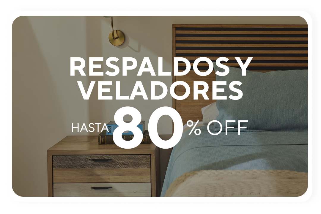 Categoría Respaldos y Veladores